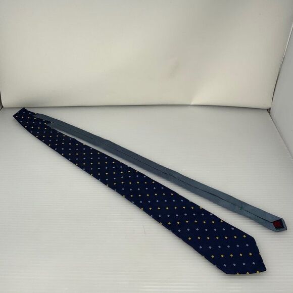 Tommy Hilfiger Mens Tie Blue Business Work Designer Necktie (E3) - Picture 2 of 5